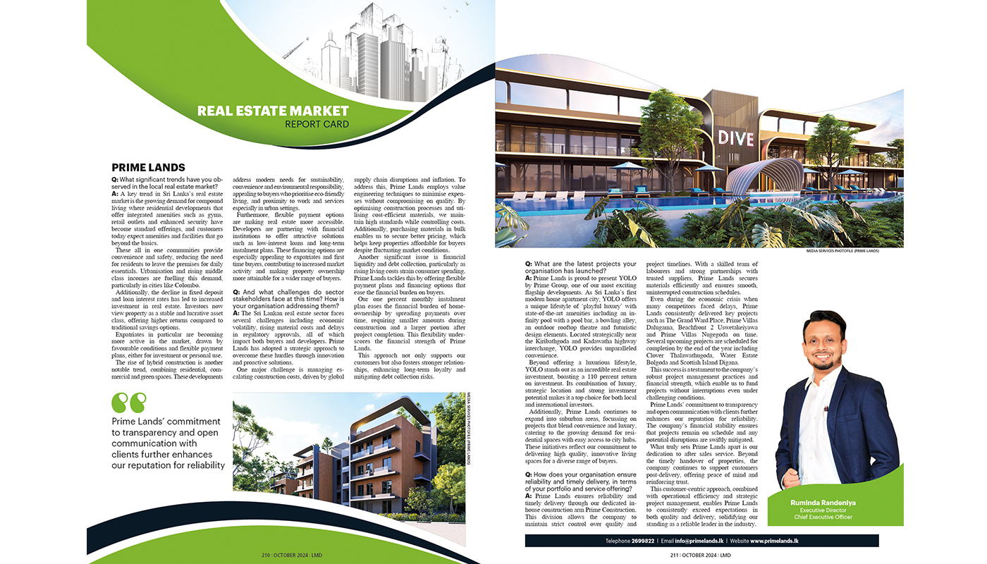 From Rising Demand to Flexible Payment Plans: Navigating Sri Lanka's Real Estate Market in 2024